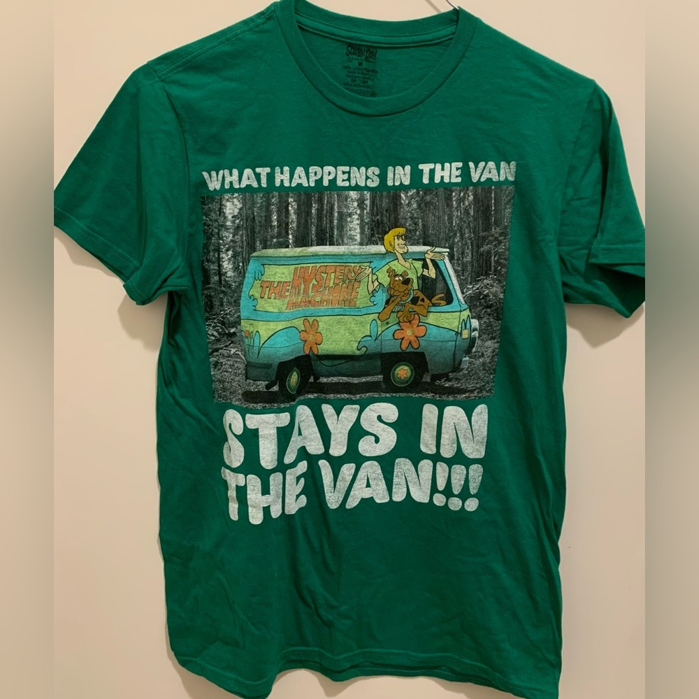 Scooby Doo t-shirt size medium “what happens in the van stays in the van” NWOT - Picture 3 of 3